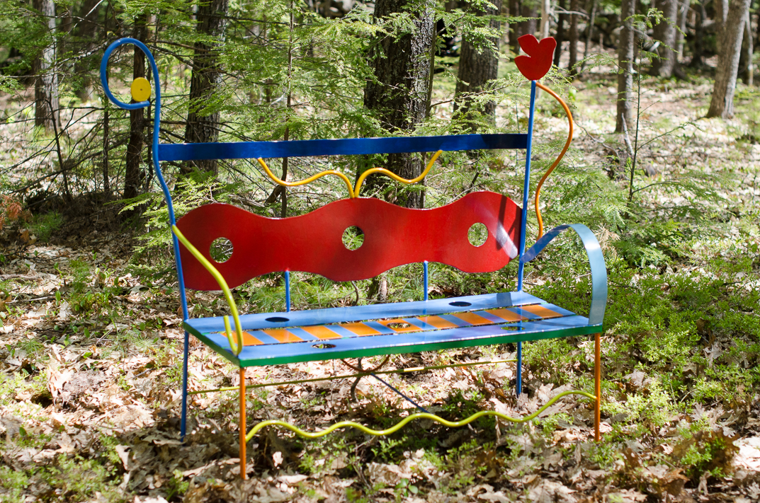 #156 AFTER PICASSO (BUTTERFLY BENCH) 