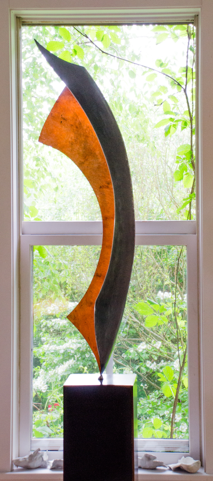 Robert Lash - Steel, fused copper, oil